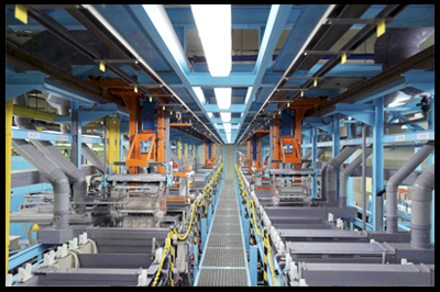 Auto Electrolytic Ni-Au Plating Line